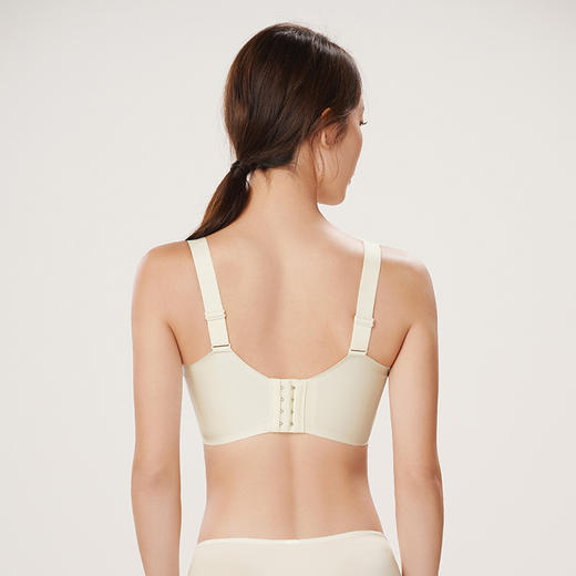 都市丽人舒软挺塑轻塑塑身内衣女蕾丝CD杯适穿3/4杯薄款调整型文胸无钢圈四排扣LJ42C2 商品图3