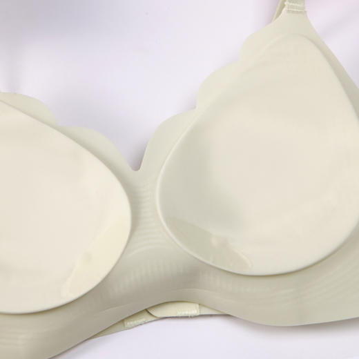 都市丽人Vbra内衣女泳布文胸无尺码3/4杯薄款无钢圈三排扣LB46K9 商品图5