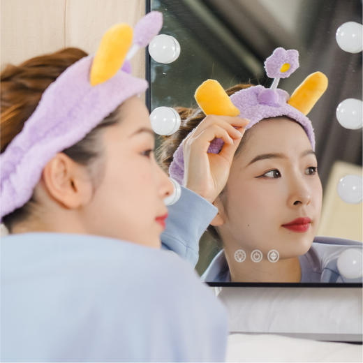 秋冬系列花花束发带 商品图2