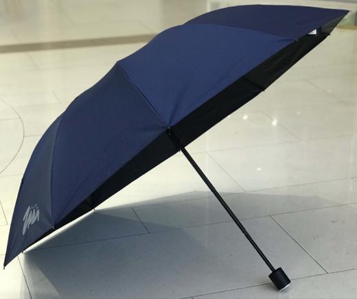 优品堂【高雅】10K超大防风三折黑胶防紫外线晴雨伞 商品图4