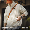 工装优选 美式复古半拉链立领夹克卫衣cityboy运动套头外套男春季 商品缩略图2