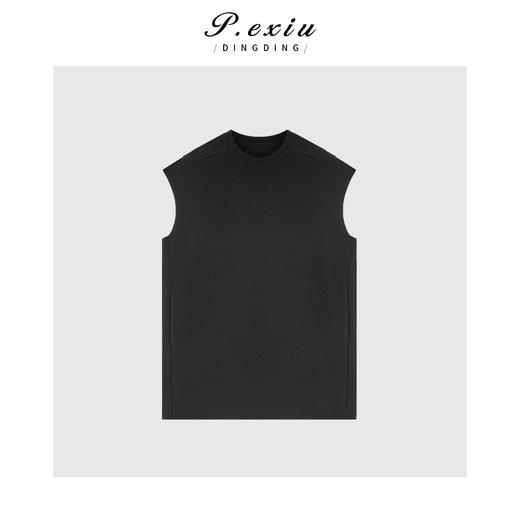 04-3潘依绣丁丁宠粉PanYiXiu/潘依绣极简风通勤叠穿百搭圆领无袖连衣裙汉服 W-61892 商品图1