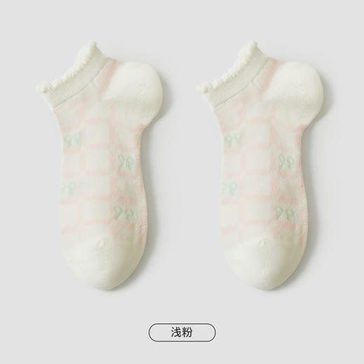 都市丽人休闲系列船袜精梳棉袜子中厚船袜船袜LC4DC7 商品图4