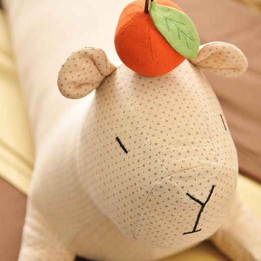 卡皮巴拉长条侧睡抱枕夹腿搂睡枕头玩偶公仔 商品图3