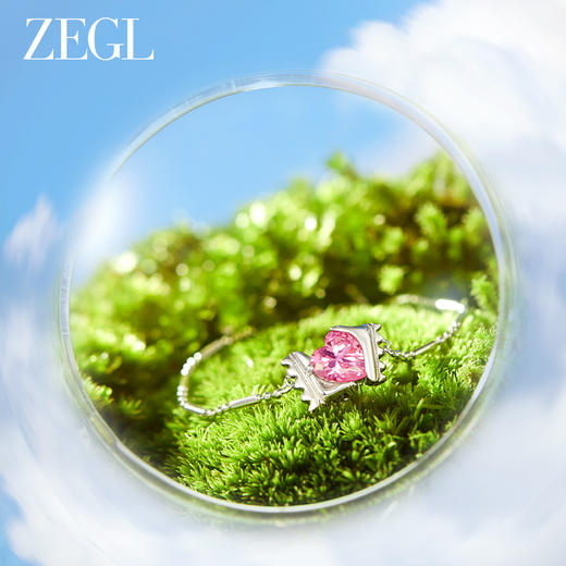 ZEGL设计师冰糖系列925银少女爱心手链女生糖果2024新款甜美手饰 商品图1