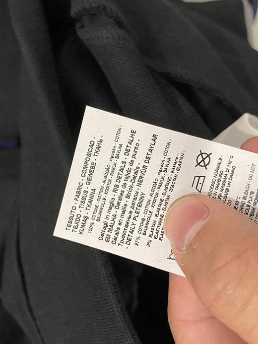 EMPORIO ARMANI/阿玛尼 EA7 男士棉混纺LOGO印花拉链立领夹克外套 商品图4