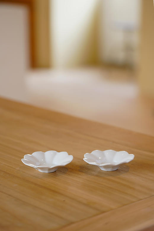 安藤雅信&百草生活50青白釉茶托 商品图0