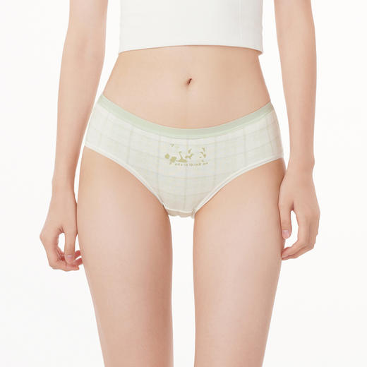 都市丽人时尚系列舒肤棉内裤女纯棉女士内裤低腰平角内裤LK45A5 商品图1