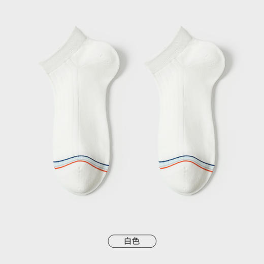 都市丽人都市锋尚休闲系列船袜精梳棉袜子中厚船袜船袜FC4DA3 商品图3