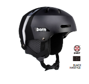 24/25BERN头盔Macon 2.0 Carbon DVRT Black Hatstyle w/