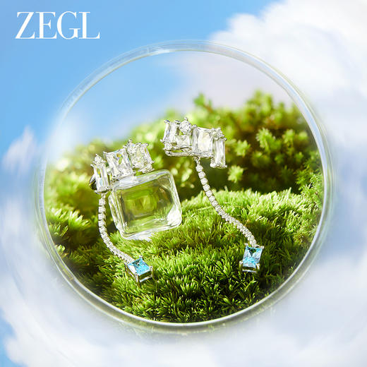 ZEGL设计师冰糖系列925银耳环耳夹无耳洞女新款耳骨夹高级感耳饰 商品图1