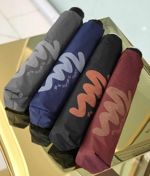 优品堂【高雅】10K超大防风三折黑胶防紫外线晴雨伞 商品图0