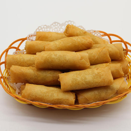 【香酥过瘾！千层酥春卷】酥薄表皮，素菜清香，无需解冻，5分钟品尝精致点心！早餐半成品食材广式早茶半成品油炸食品素食 商品图3