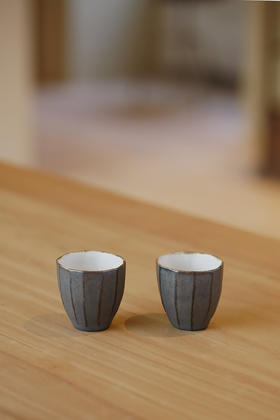 安藤雅信&百草生活52黑面取茶杯L