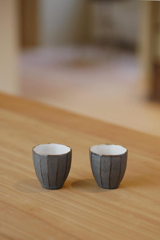 安藤雅信&百草生活52黑面取茶杯L 商品图0