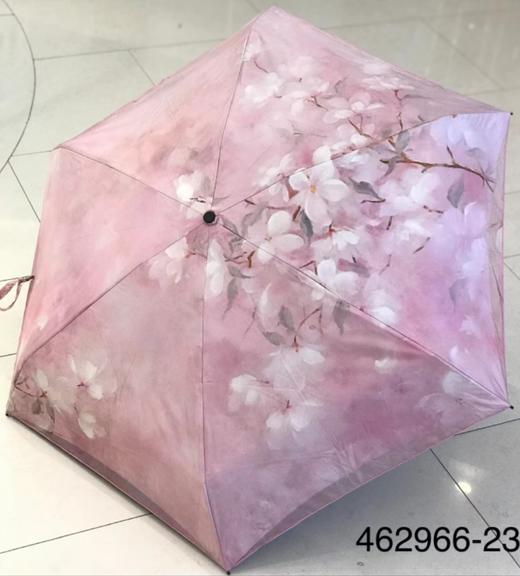 优品堂【墨羽】五折双层超轻黑胶防紫外线太阳伞 商品图4