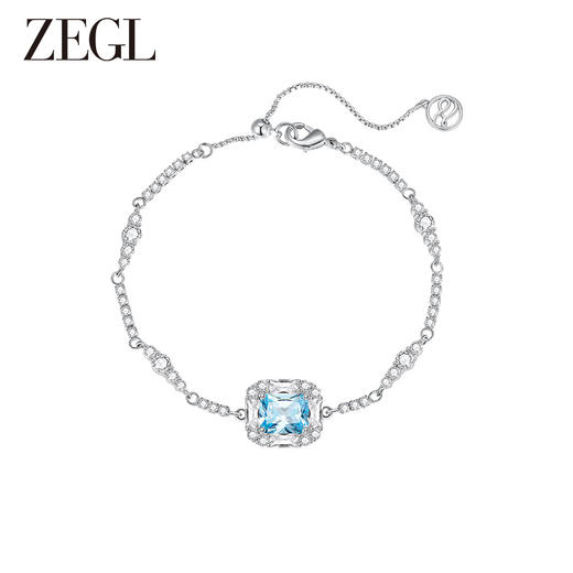 ZEGL设计师冰糖系列925银方糖手链女生2024新款少女小众精致手饰 商品图2