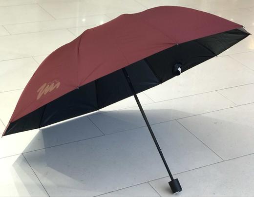 优品堂【高雅】10K超大防风三折黑胶防紫外线晴雨伞 商品图7