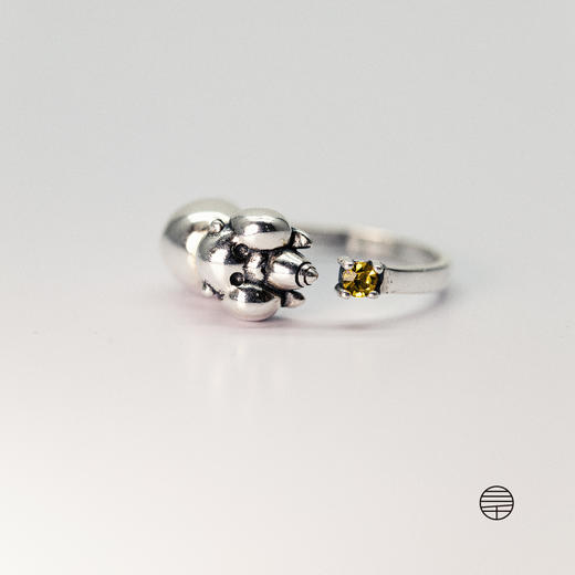 万物三千｜招财吐宝鼠戒指 手饰 手串 饰品 商品图0