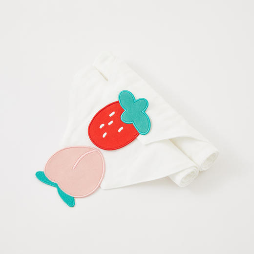 怡比香甜果园吸汗巾2条入HY24SPP011红黄色调/红色调24*45cm 商品图5