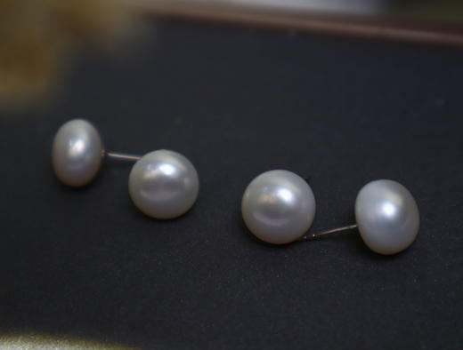 520系列【简洁】淡水珍珠耳钉 商品图0