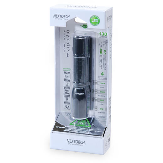 纳丽德（NEXTORCH）myTorch S AA直充便携户外家用手电AA电池 商品图3
