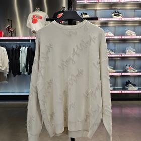 【L/XL/2XL断码】李宁毛衣男2024秋冬新款韦德篮球宽松加绒套头编织衫毛衣AMBU001【库存有限，如无货将做退款，介意慎拍】