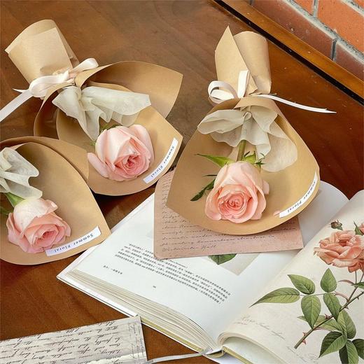 单支粉玫花束（10份起送） 商品图0