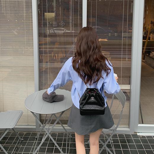 金蘑菇菇 半岛情书/私服～条纹衬衫半裙学院感姐姐套装 商品图1