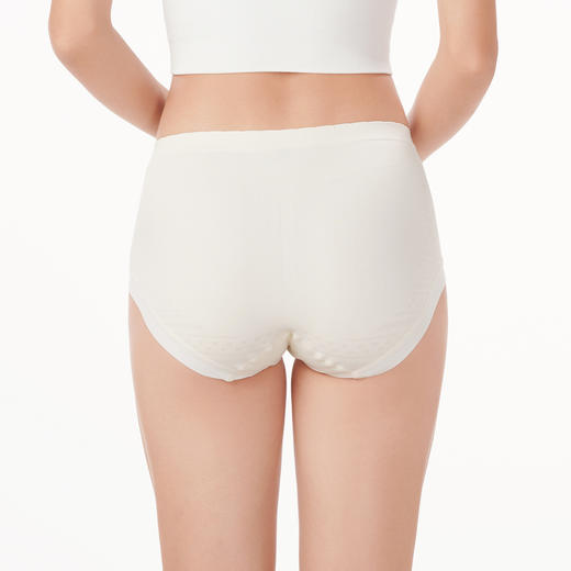 都市丽人基础一体美臀一体无缝内裤女锦氨女士内裤中腰平角内裤LK45F4 商品图3