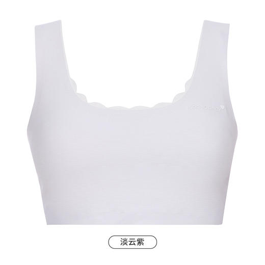 都市丽人少女优选成长一阶内衣女泳布文胸无尺码背心式超薄款速干无钢圈无排扣BB42E1 商品图9