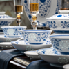 经典系列 | 富玉 景德镇玲珑陶瓷釉下彩碗盘套组万寿莲餐具 商品缩略图2