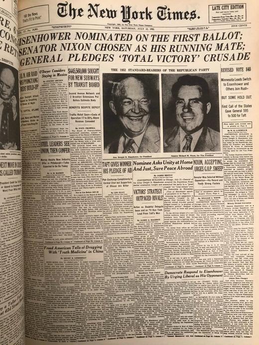 头版：纽约时报1920-1981年报道重大事件集 配插图 精装8开 商品图6