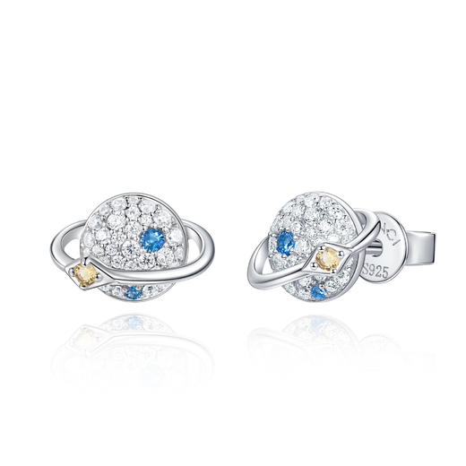 【小行星耳钉】（银色） 下单赠精美礼盒+顺丰速运+运费险 商品图0