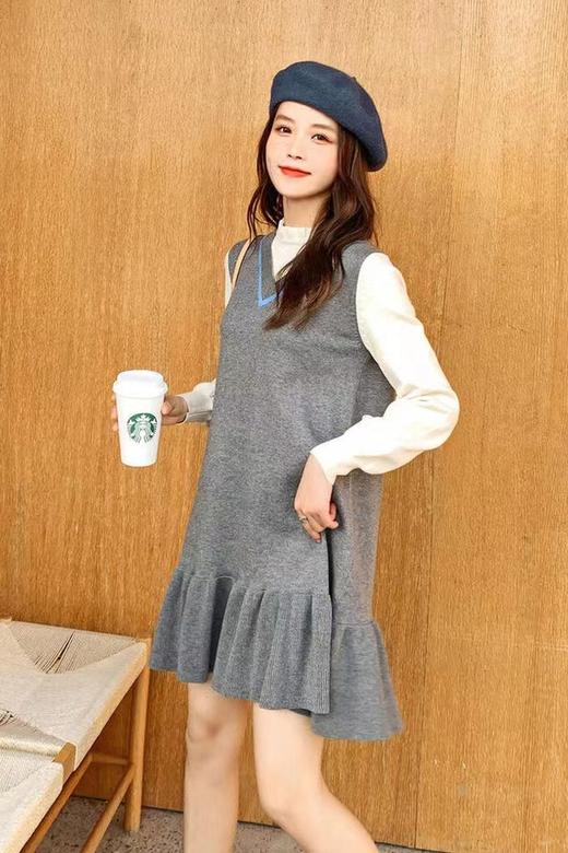 Other Mix 拼接假两件连衣裙 14715 商品图0