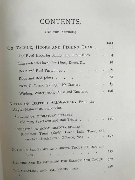 1906年 垂钓指南（卷1） 数百幅版画插图 漆布精装32开 商品图4