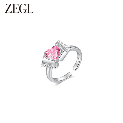 ZEGL设计师冰糖系列925银戒指女小众设计指环开口食指戒甜美尾戒 商品图2