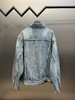点此购买 巴黎世家春季男女款满钻烫钻牛仔外套 yg 280369 商品缩略图3