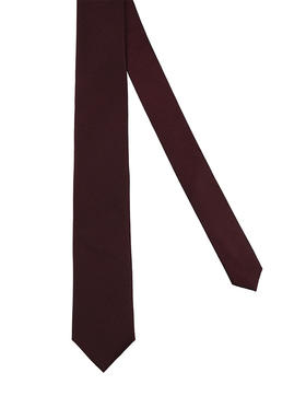 callisto紫红色桑蚕丝领带 STCTE003C