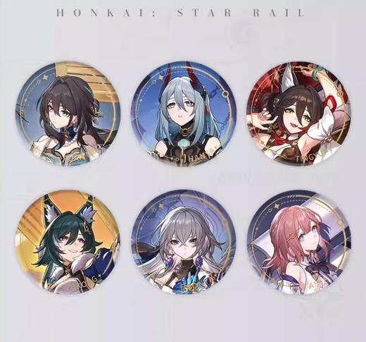 miHoYo 米哈游/崩坏 星穹铁道 立绘系列 同谐命途 马口铁徽章 吧唧 国谷 商品图0