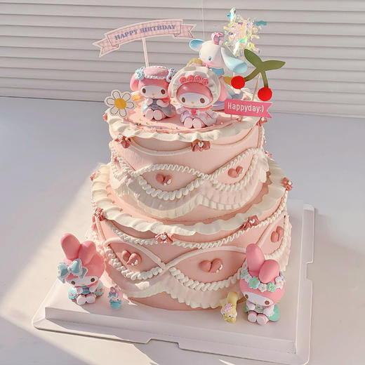 可爱美乐蒂卡通蛋糕 商品图1