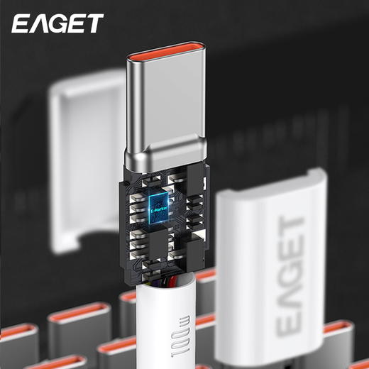 忆捷PD系列1.5米 100W快闪充数据线Type-C to Type-C手机电脑两用 商品图4