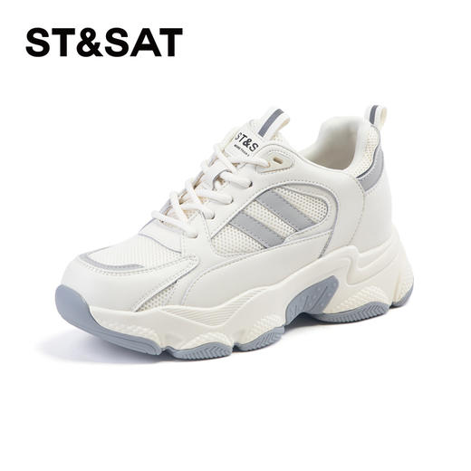 星期六时尚休闲增高厚底老爹鞋SSC1112501 商品图1