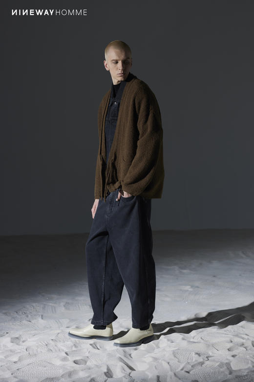 333287落肩休闲毛织开衫 商品图5