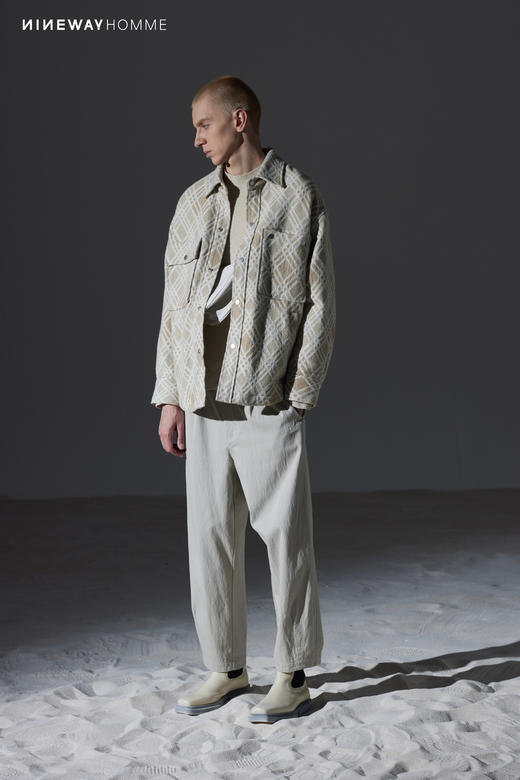 338701拼色格纹外套 商品图2