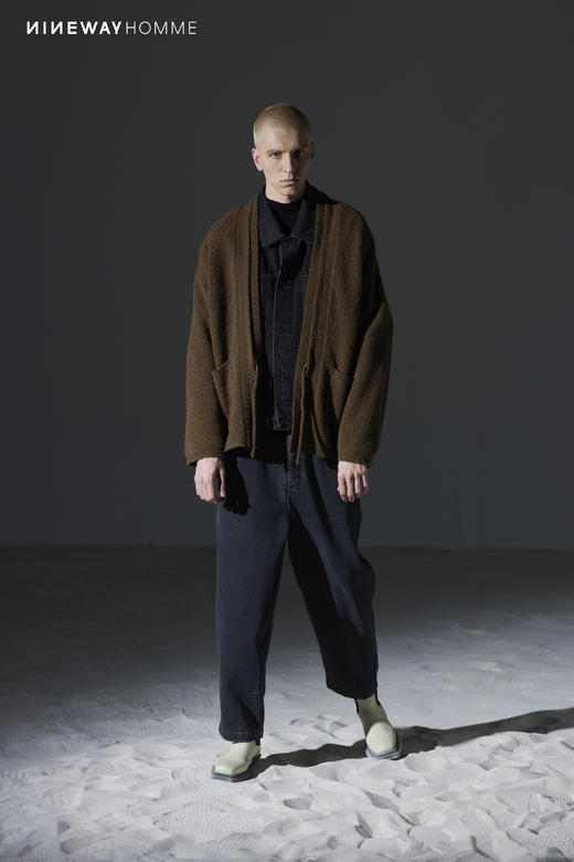 333287落肩休闲毛织开衫 商品图6