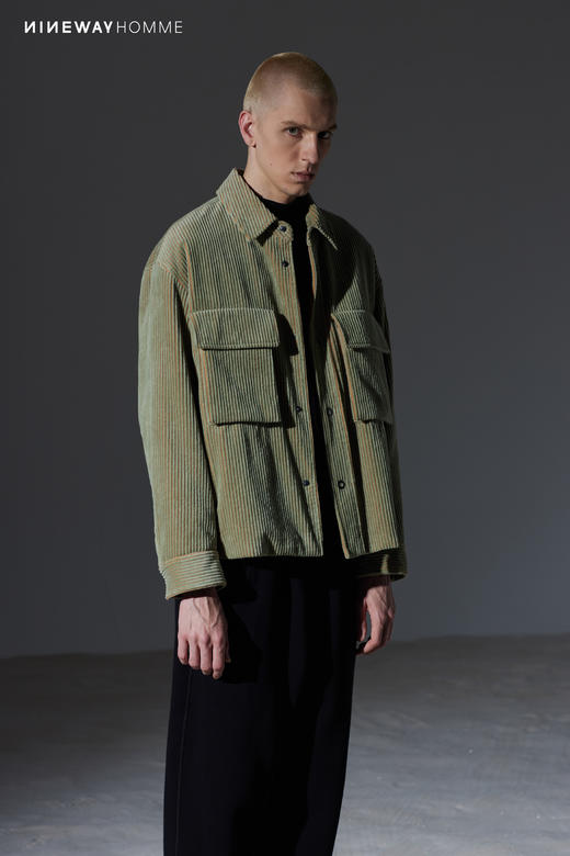 338537复古灯芯绒夹克 商品图1