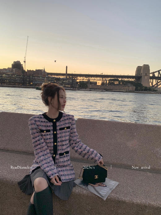 Read Nameless /原创紫色小香 长短款 商品图10