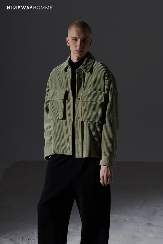 338537复古灯芯绒夹克 商品图2