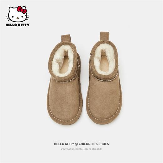 HelloKitty童鞋儿童棉鞋冬季新款中大童女孩加绒加厚棉靴保暖靴子 商品图3